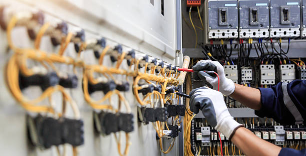 Professional Electrician technician working in Port Aransas, TX